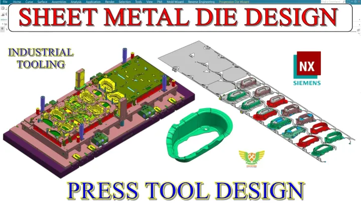 Press Tool Design or Sheetmetal Die design (NX)